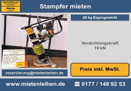 Stampfer 80 kg mieten in Herne